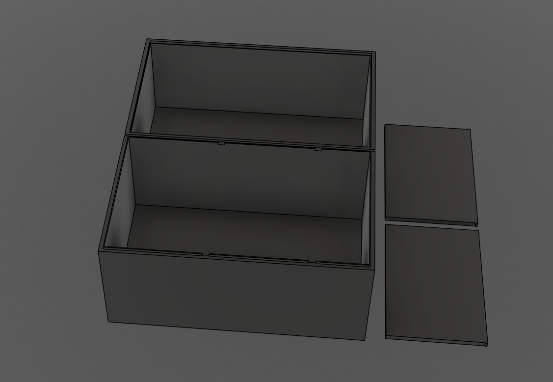 Card Box With Dividers
