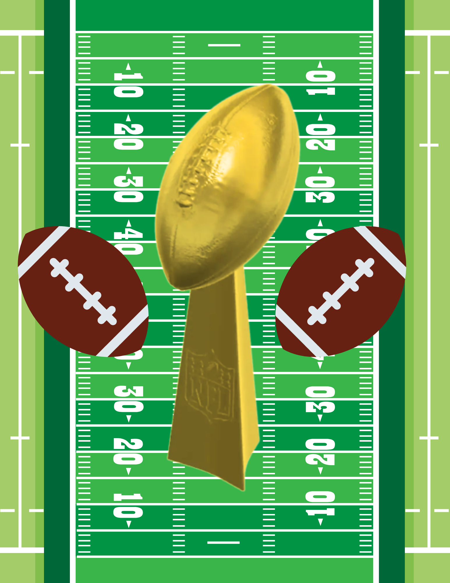 NFL Superbowl Football Trophy