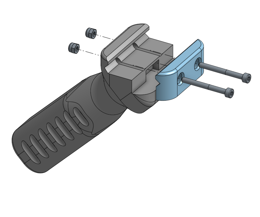 Canted Picatinny Foregrip