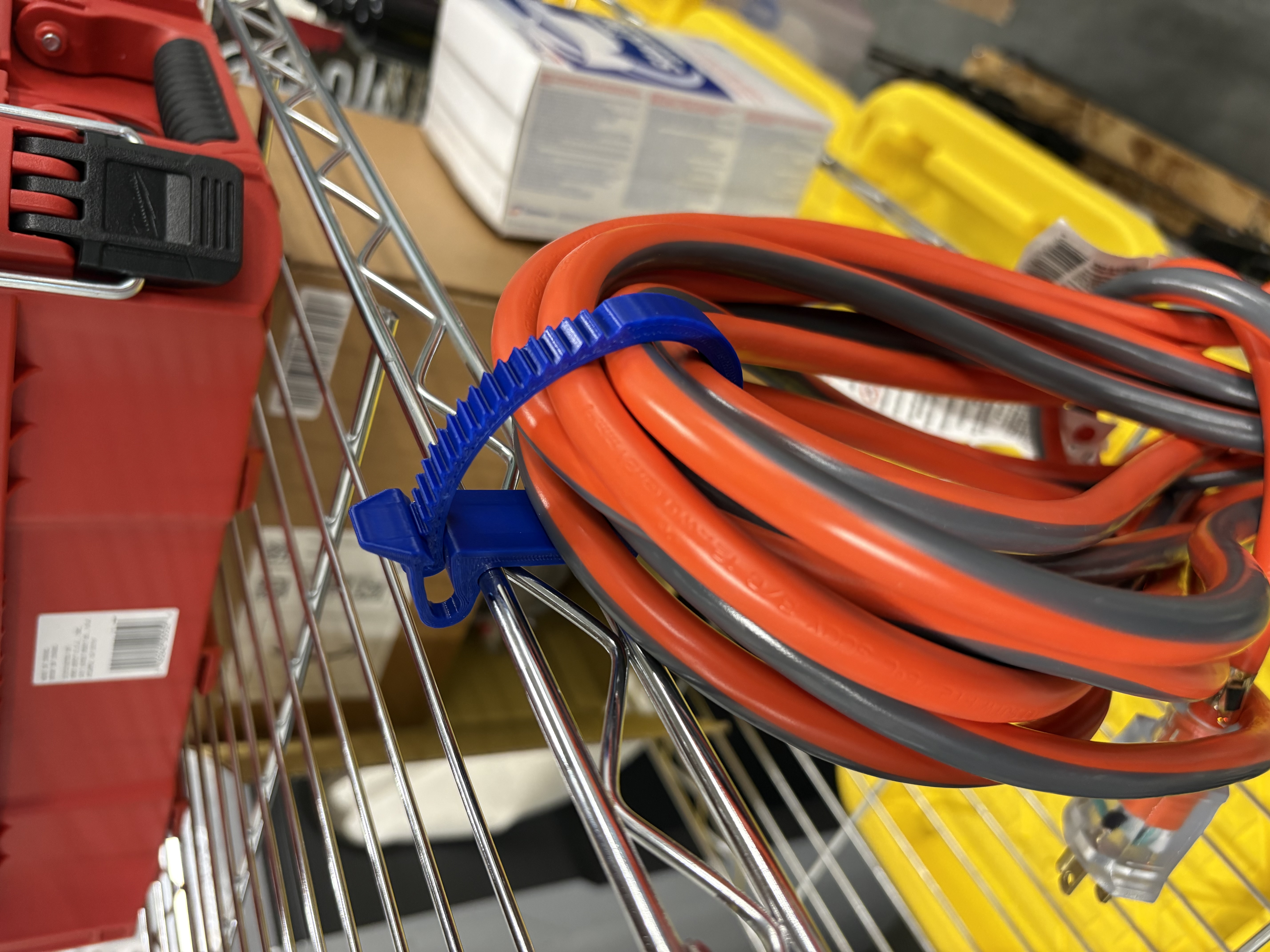 Miniatura 2 do modelo 3D Cable Cuff Wire Rack Hook