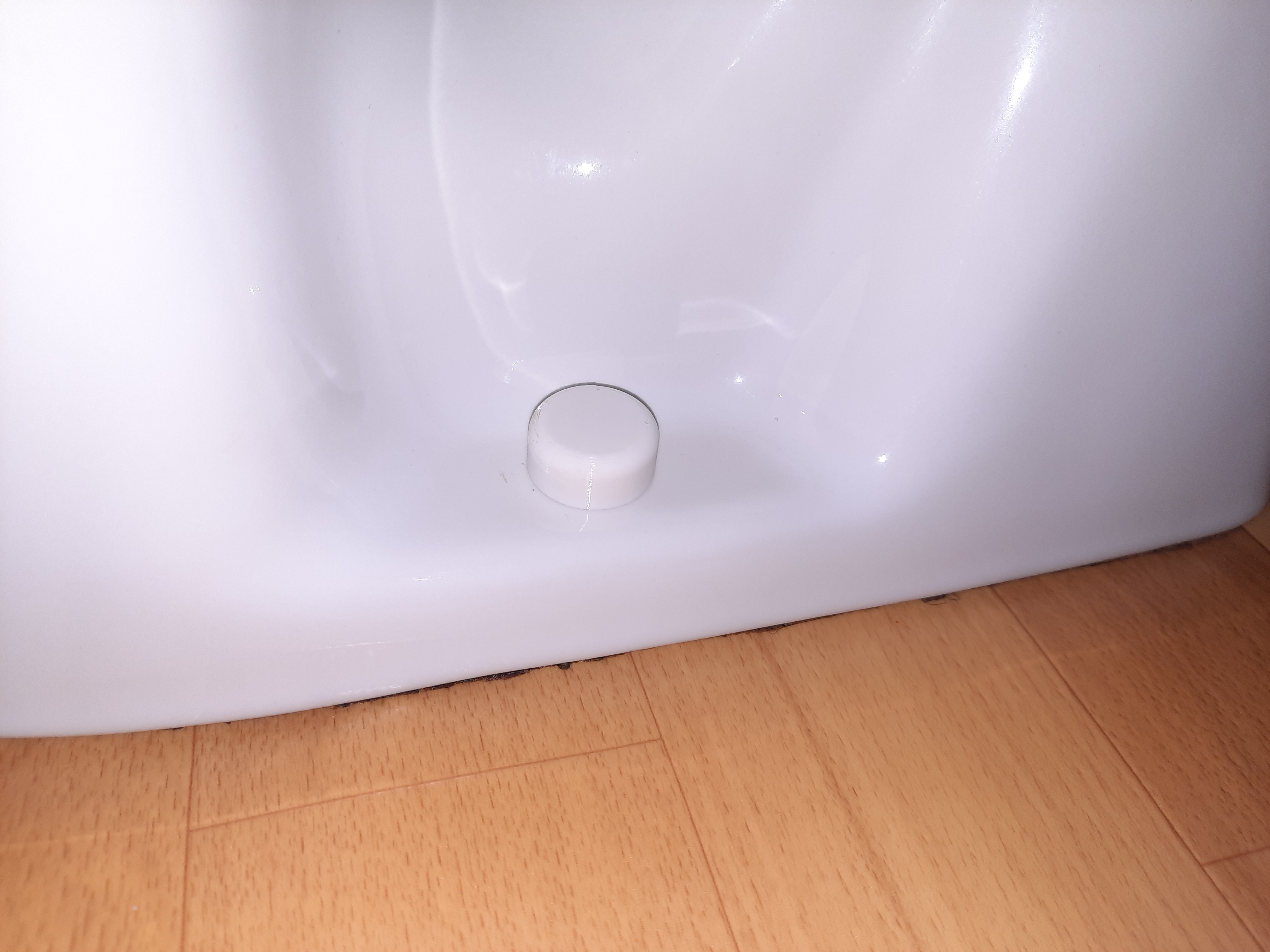 Krytka uchycení šroubu WC mísy / WC bowl screw mounting cap