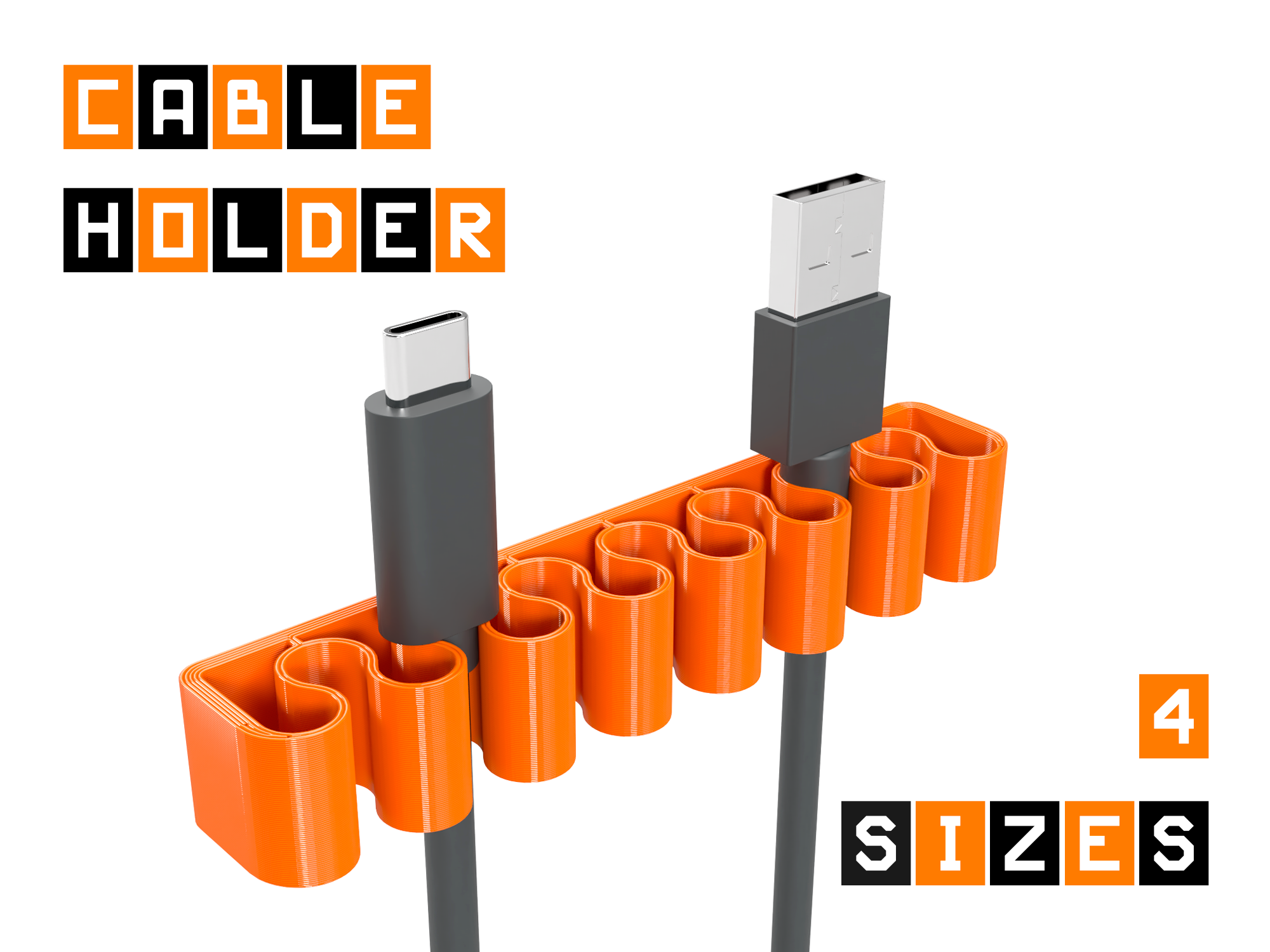 Cable holder - 4 size