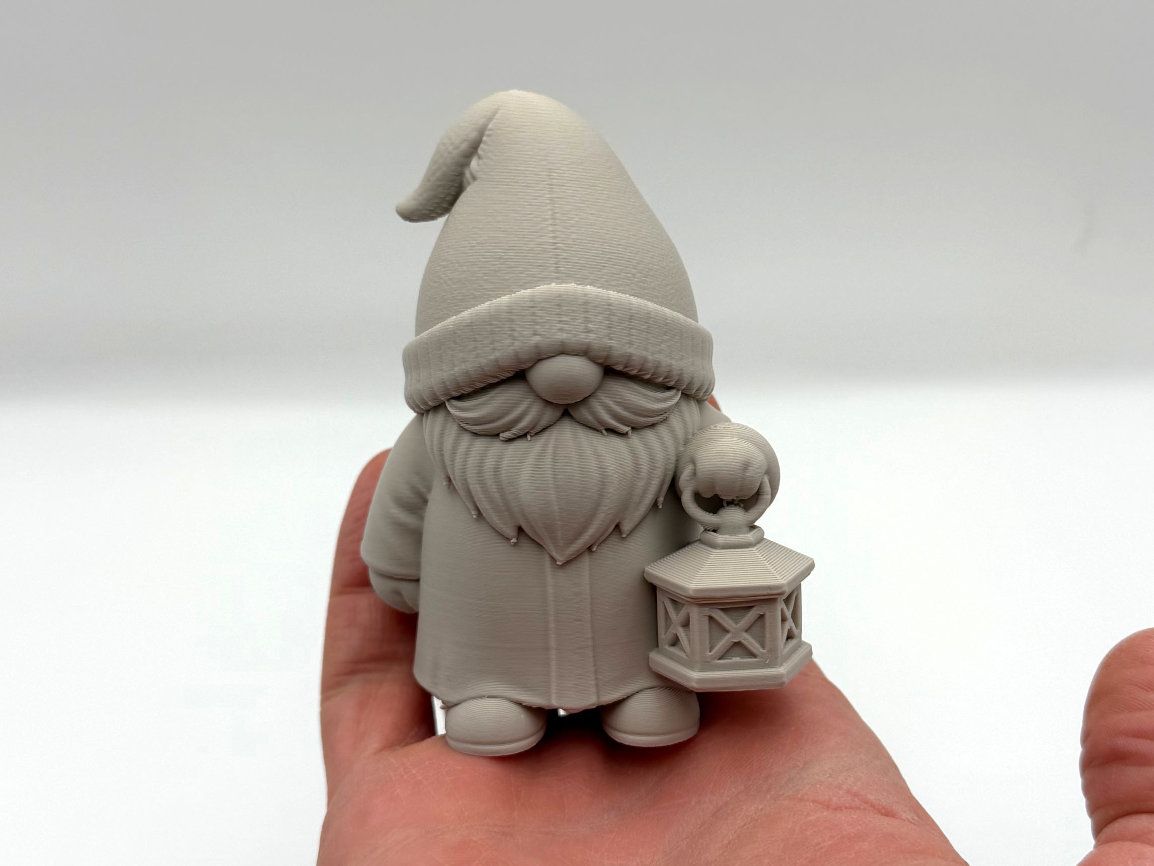 Knitted Lantern Gnome