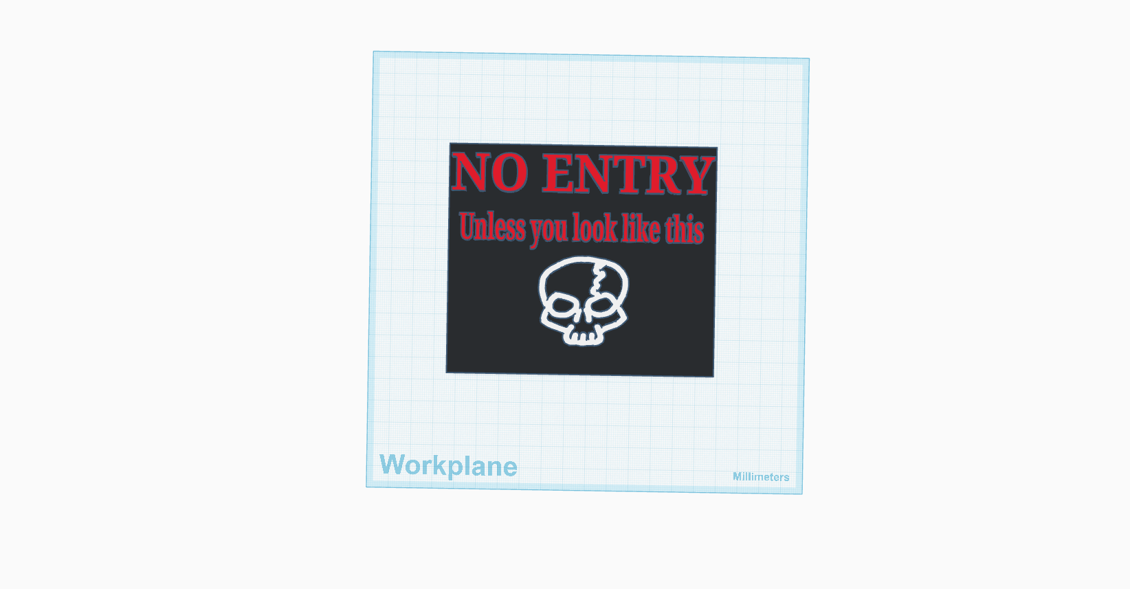 No entry sign