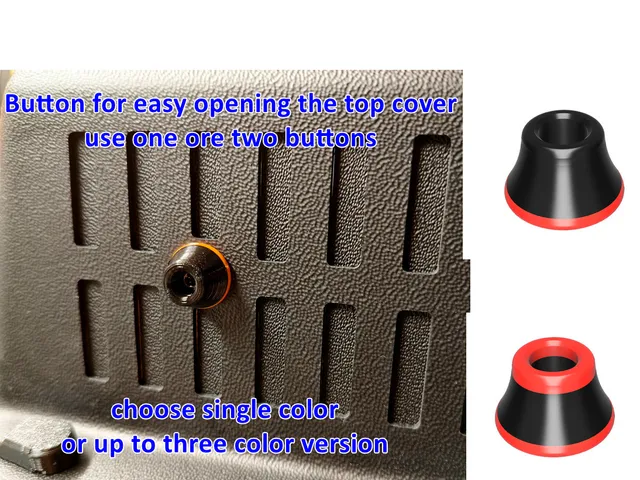 INDX top cover easy opening button