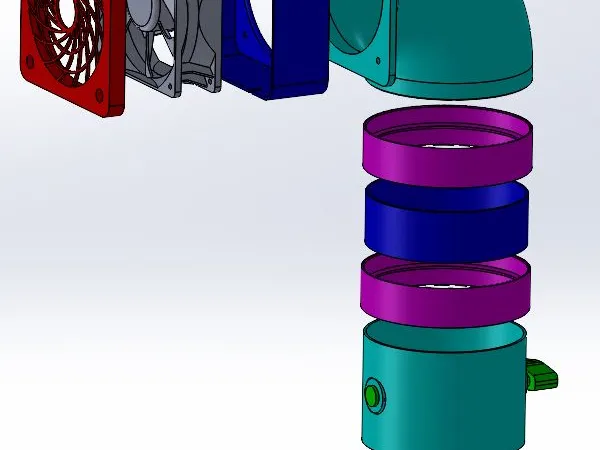 Modular  Enclosure Exhaust With Shutoff Valve