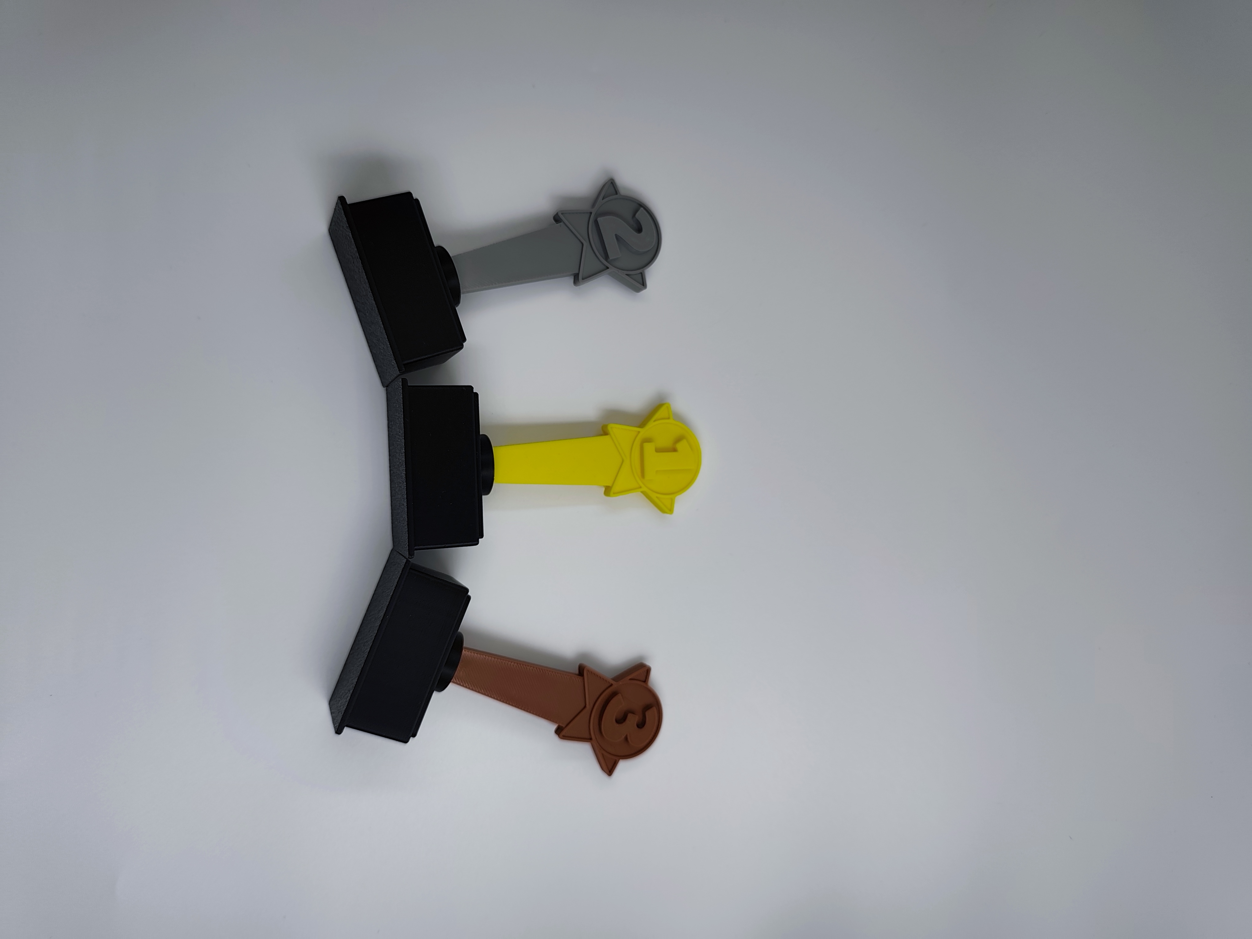Mini Trophies Set – 1st 2nd 3rd Place Awards