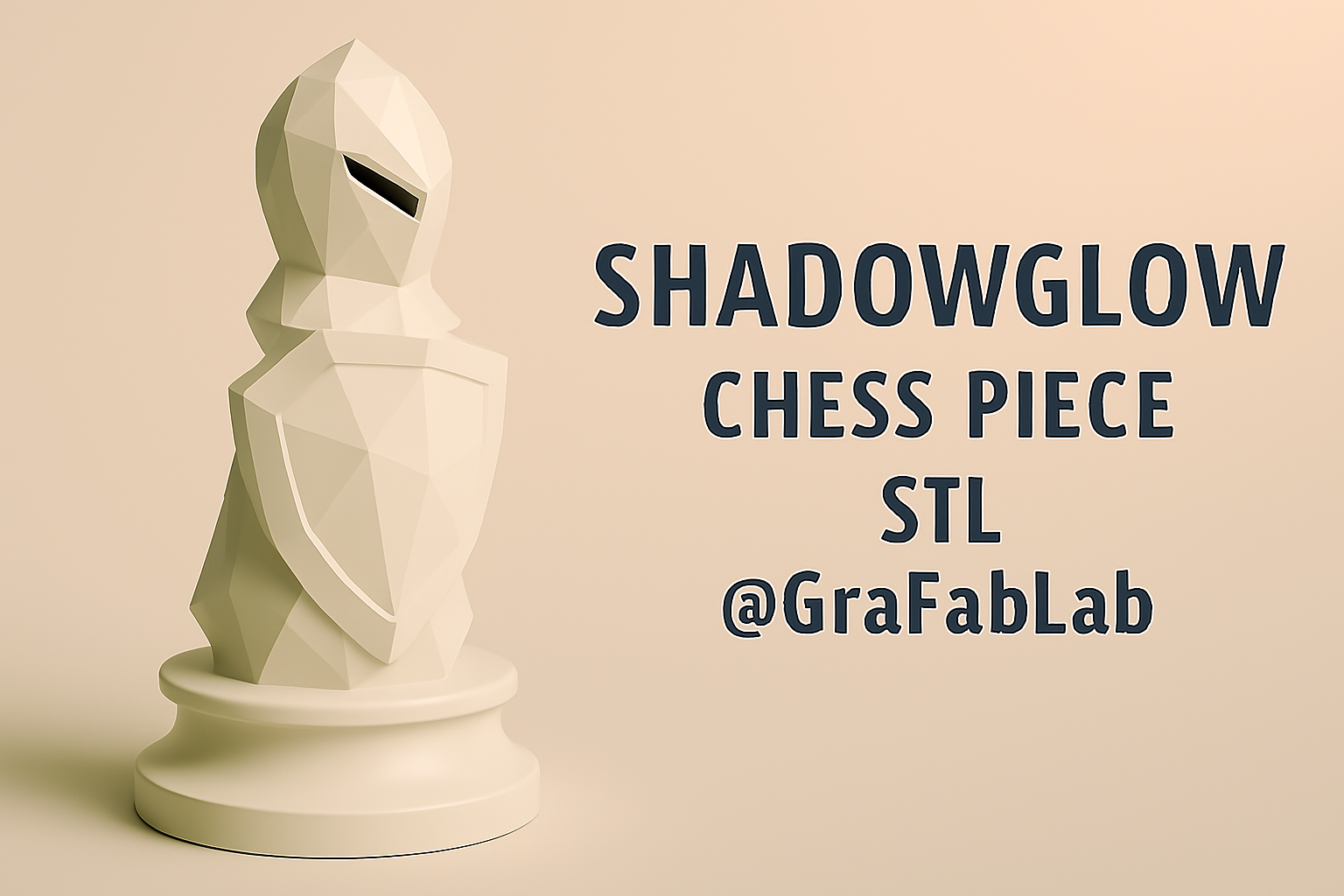 Shadowglow "Bishop" - chess piece
