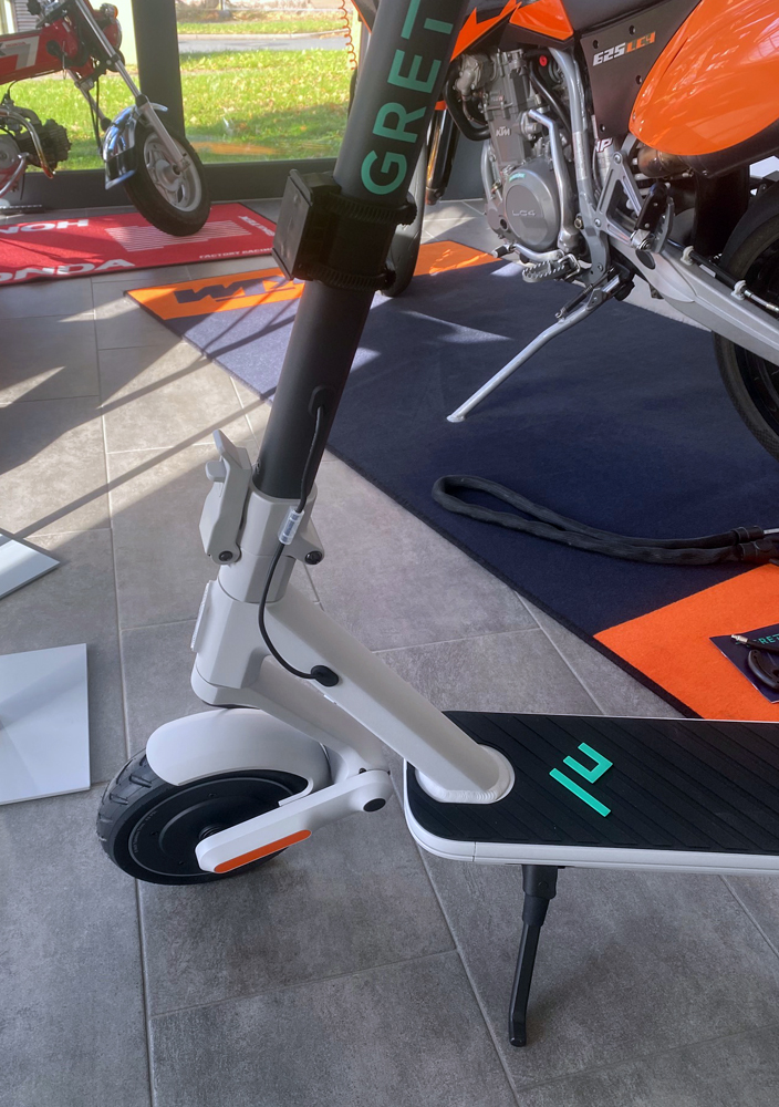 eScooter Cable Guide with Zip Tie Mounting