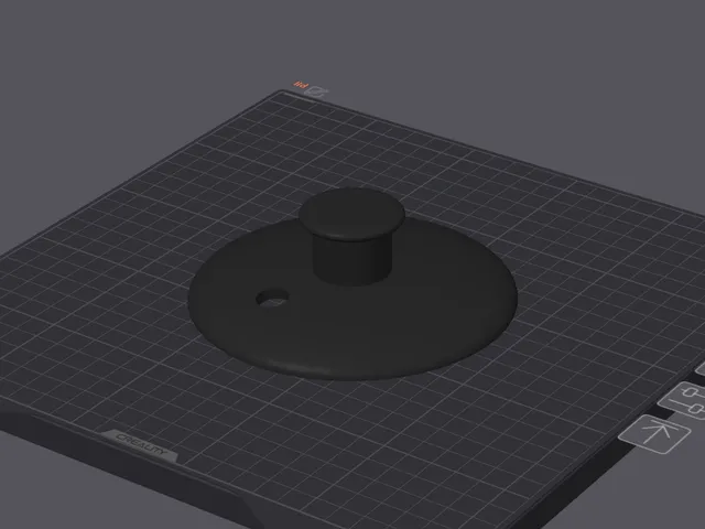 lid handle with smoke exhaust