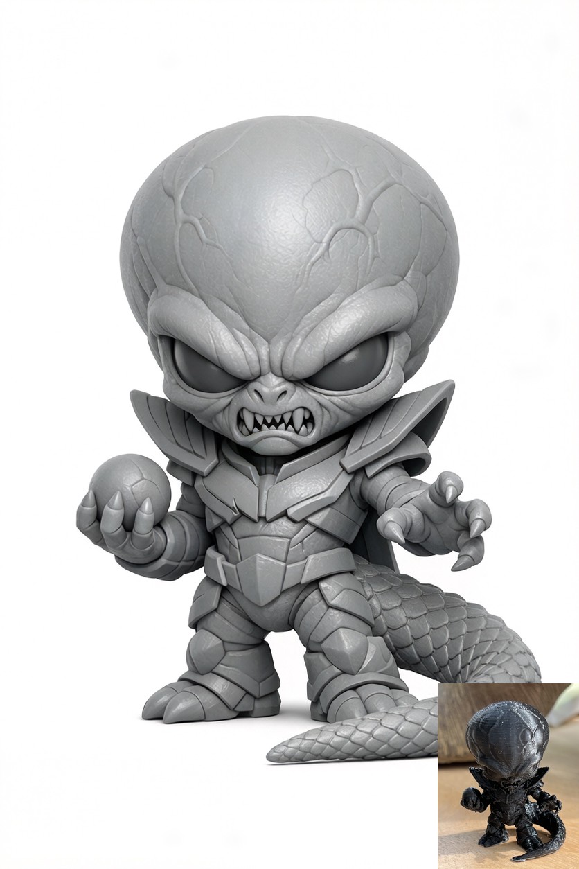 Chibi Angry Alien