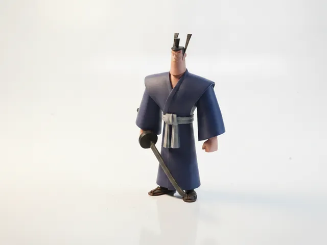 Samurai Jack Figurine Cartoon Animation 3D Printable