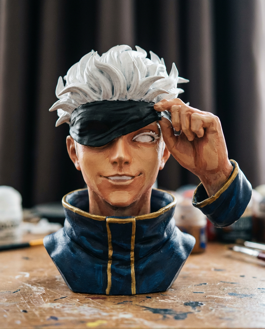 Satoru Gojo Anime Bust | Jujutsu Kaisen| Fan Art