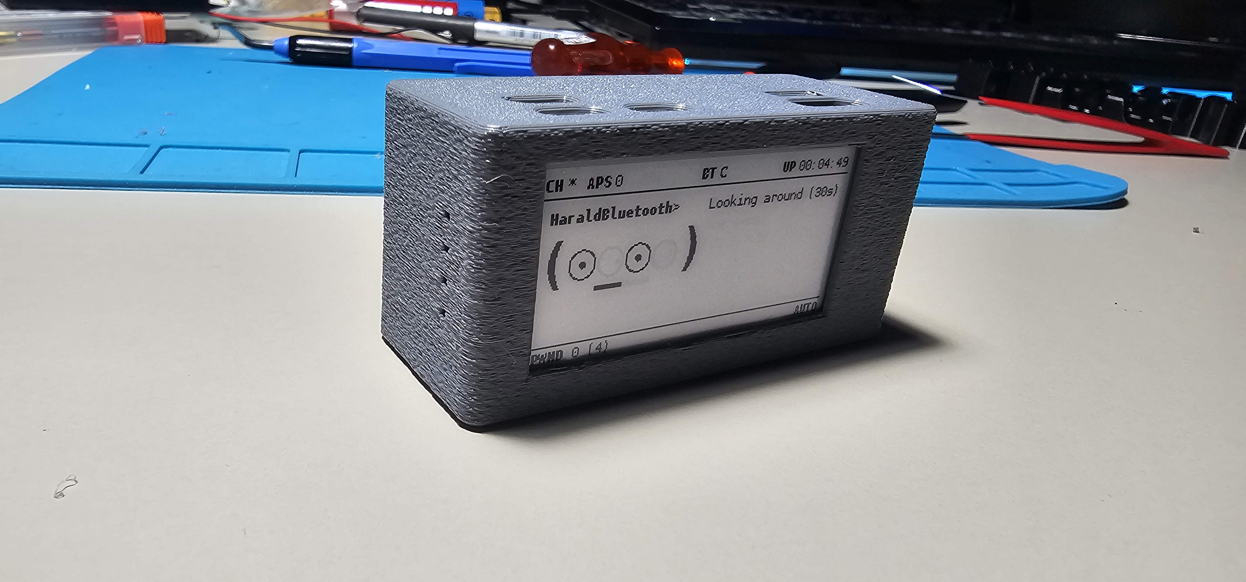 Pwnagotchi Case -RaspberryPi 0w - Pisugar2-1200mah - Wavesharev3 2.13 - Slim mod