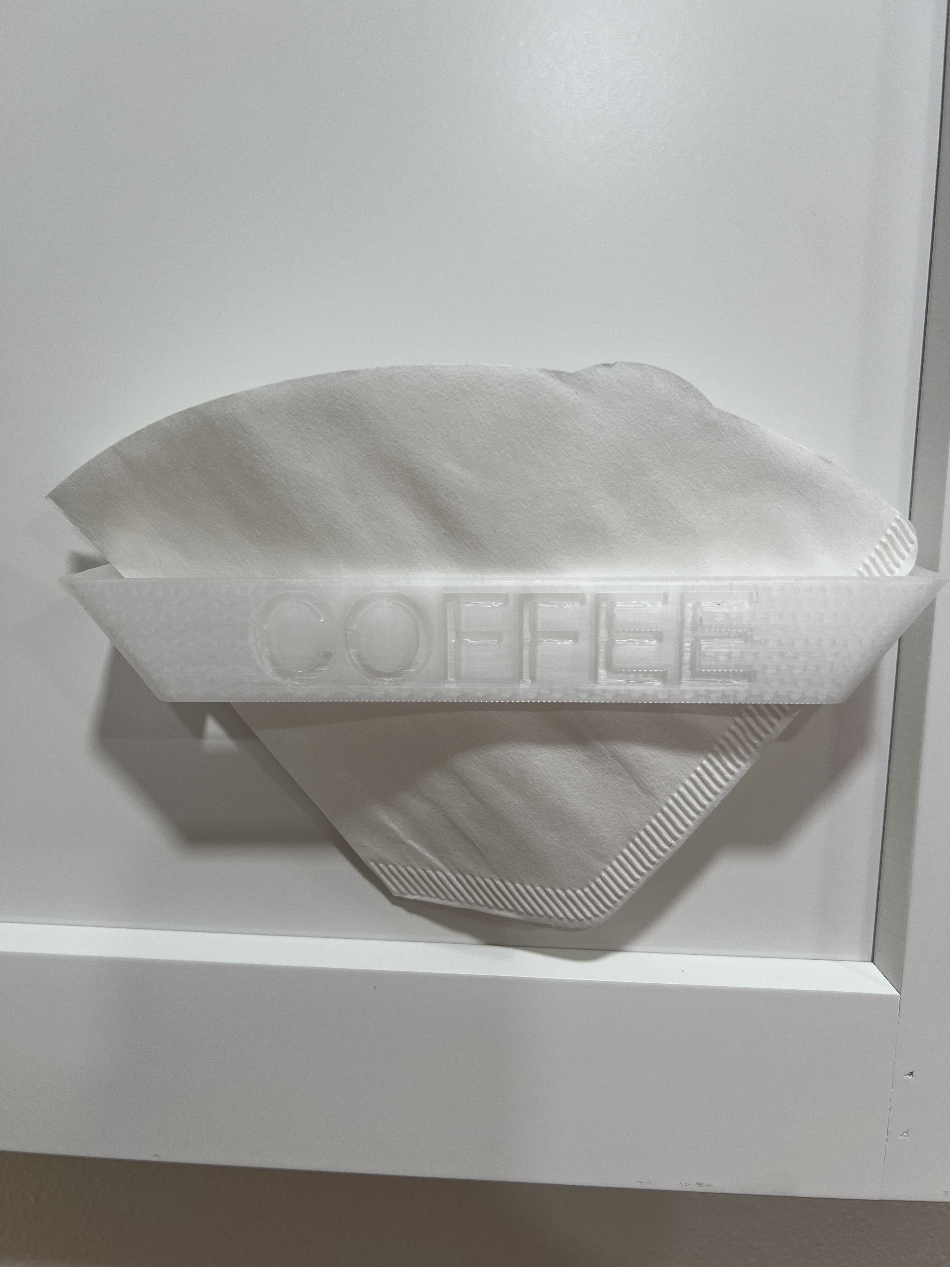 Hanging Coffee Filter Holder 3D model