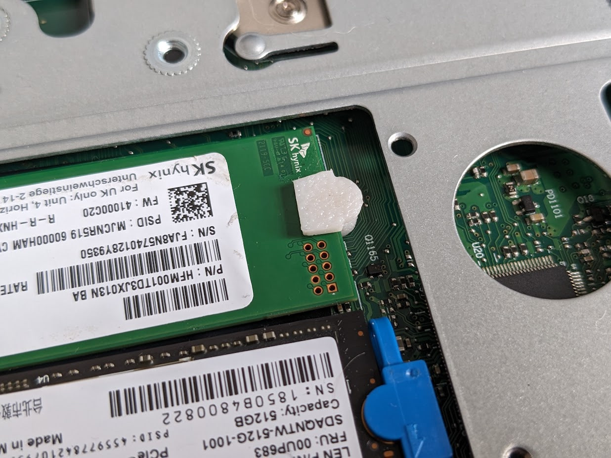 Thinkcentre M920X, M920Q, M720Q M.2 SSD Retainer