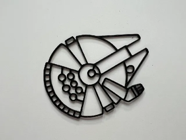 Millenium Falcon Wall Art #1 (Star Wars)