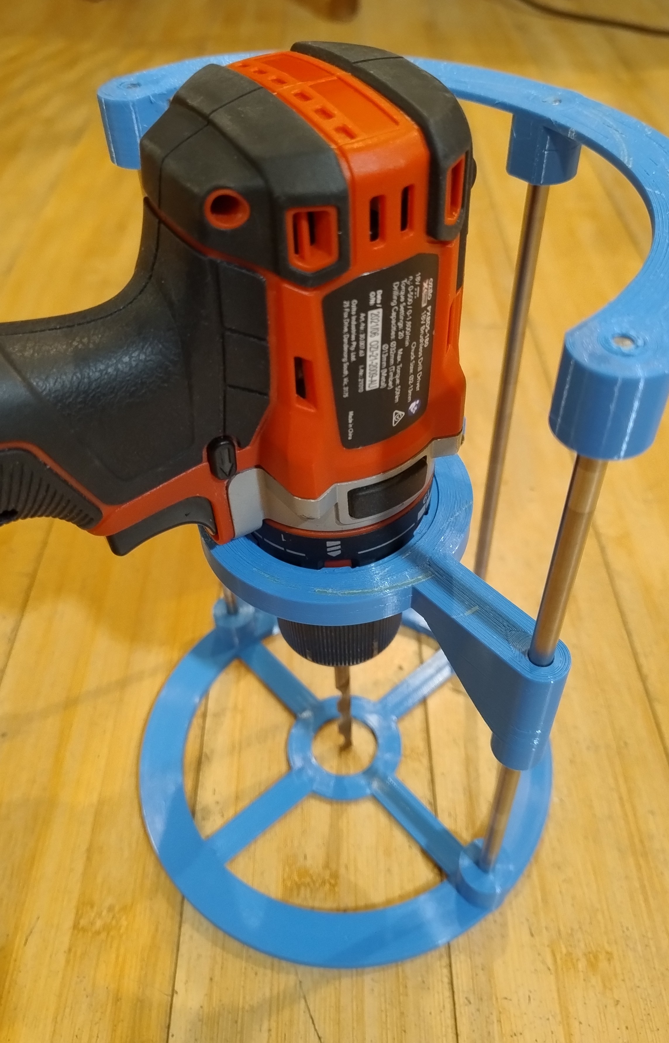 Small version Drill Guide, specifically for Ozito (Einhill?) brushless battery drill