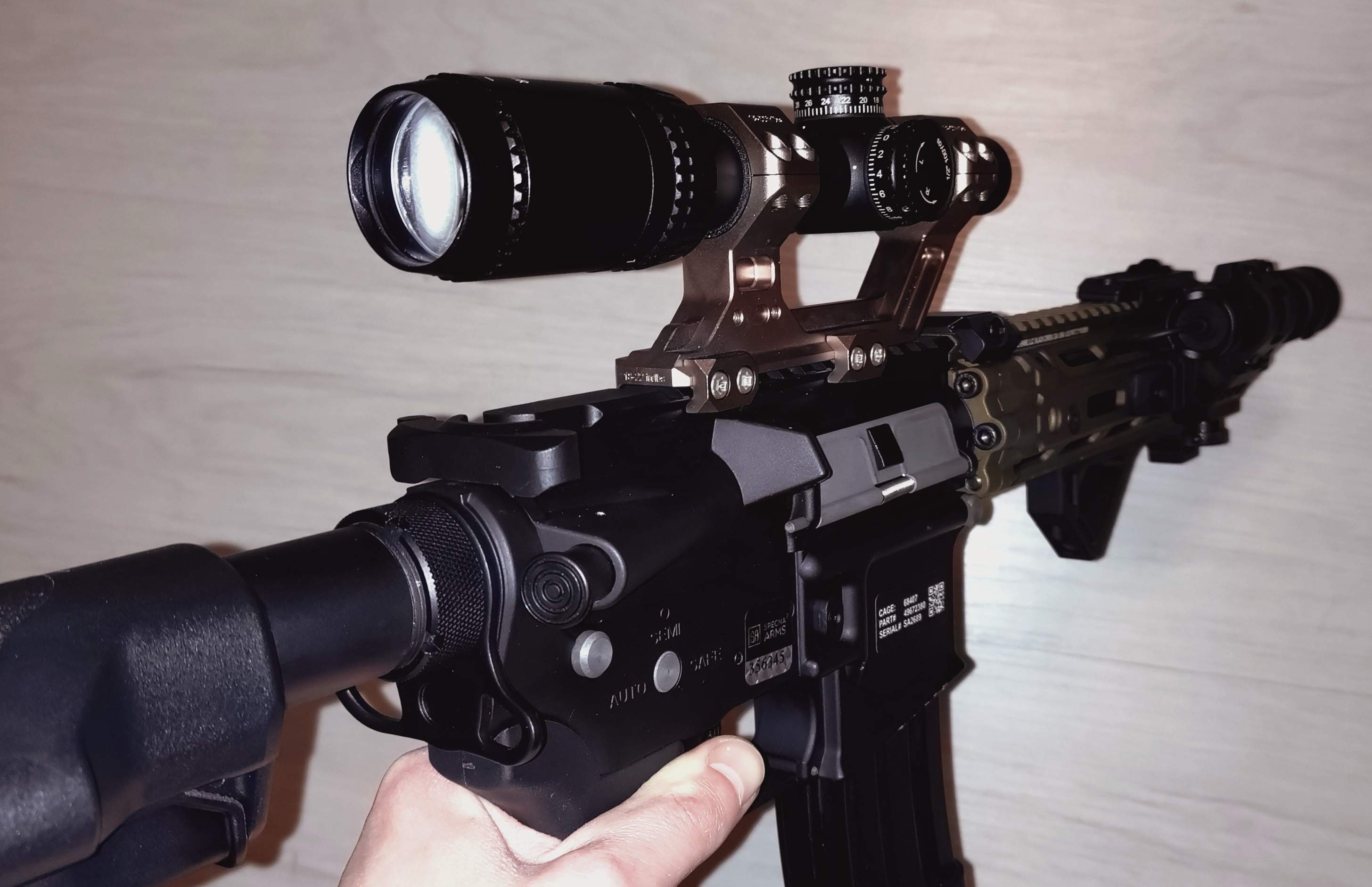 VLOŽKA PRO OPTIKU LPVO (AIRSOFT)