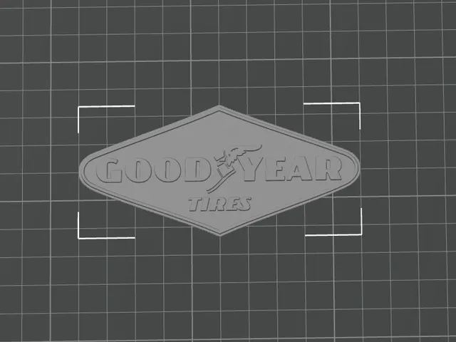 Plaque Good Year Tires Losange