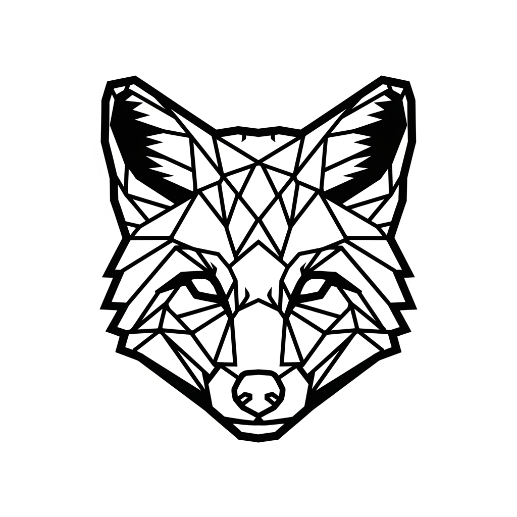 Fox Wall Art STL | 2 Designs Included | Fox Silhouette 3D Print | 20x20cm