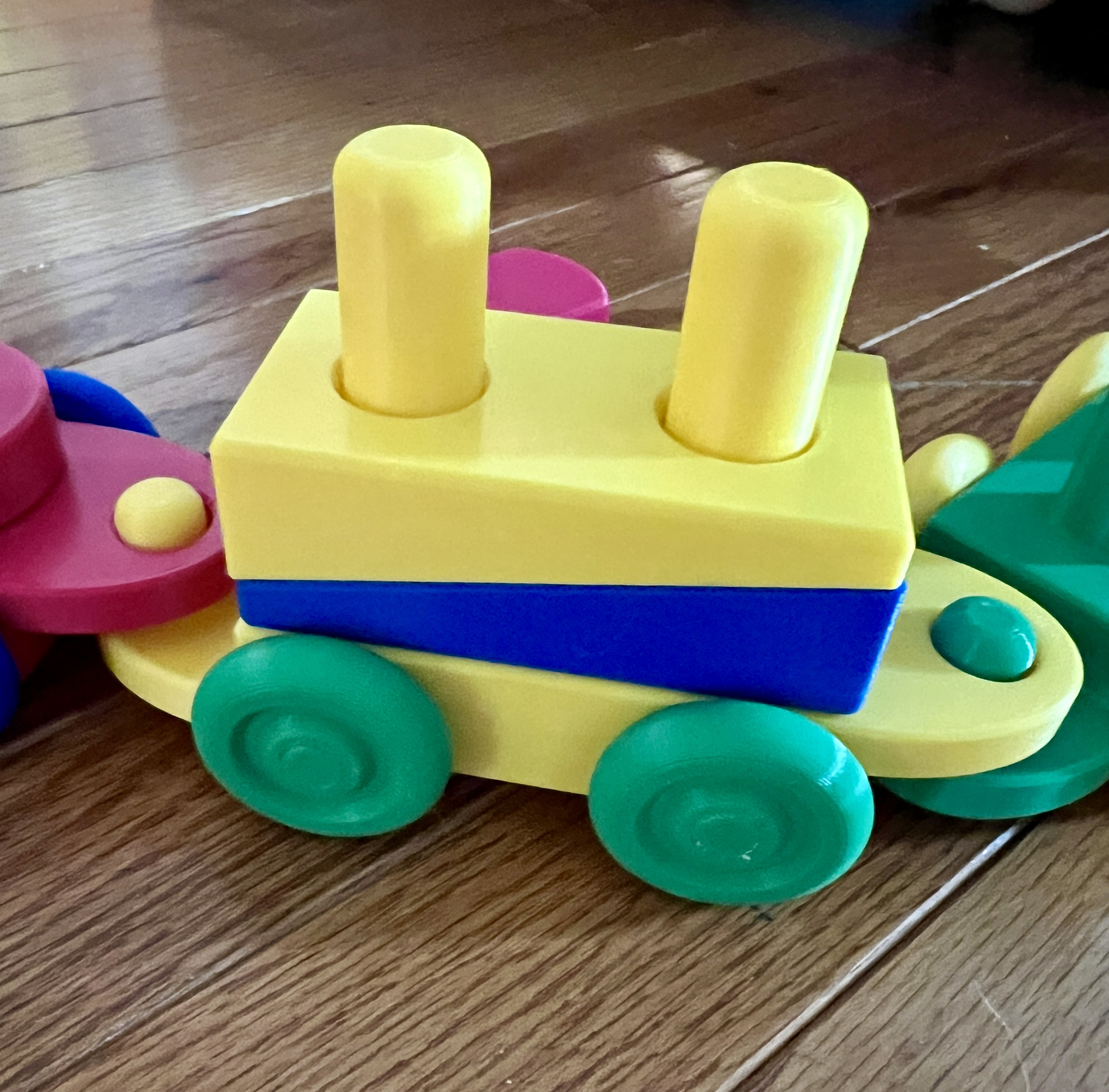 Angled Long Block for Toy Train