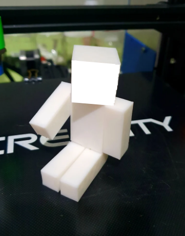 Articulated Minecraft Player - For putting skin on easily