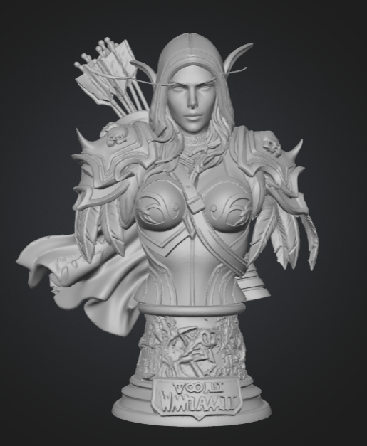 World of Warcraft Sylvanas Windrunner Bust