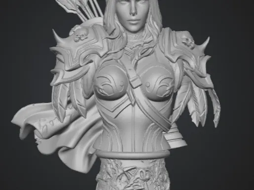 World of Warcraft Sylvanas Windrunner Bust