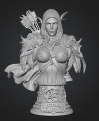 World of Warcraft Sylvanas Windrunner Bust