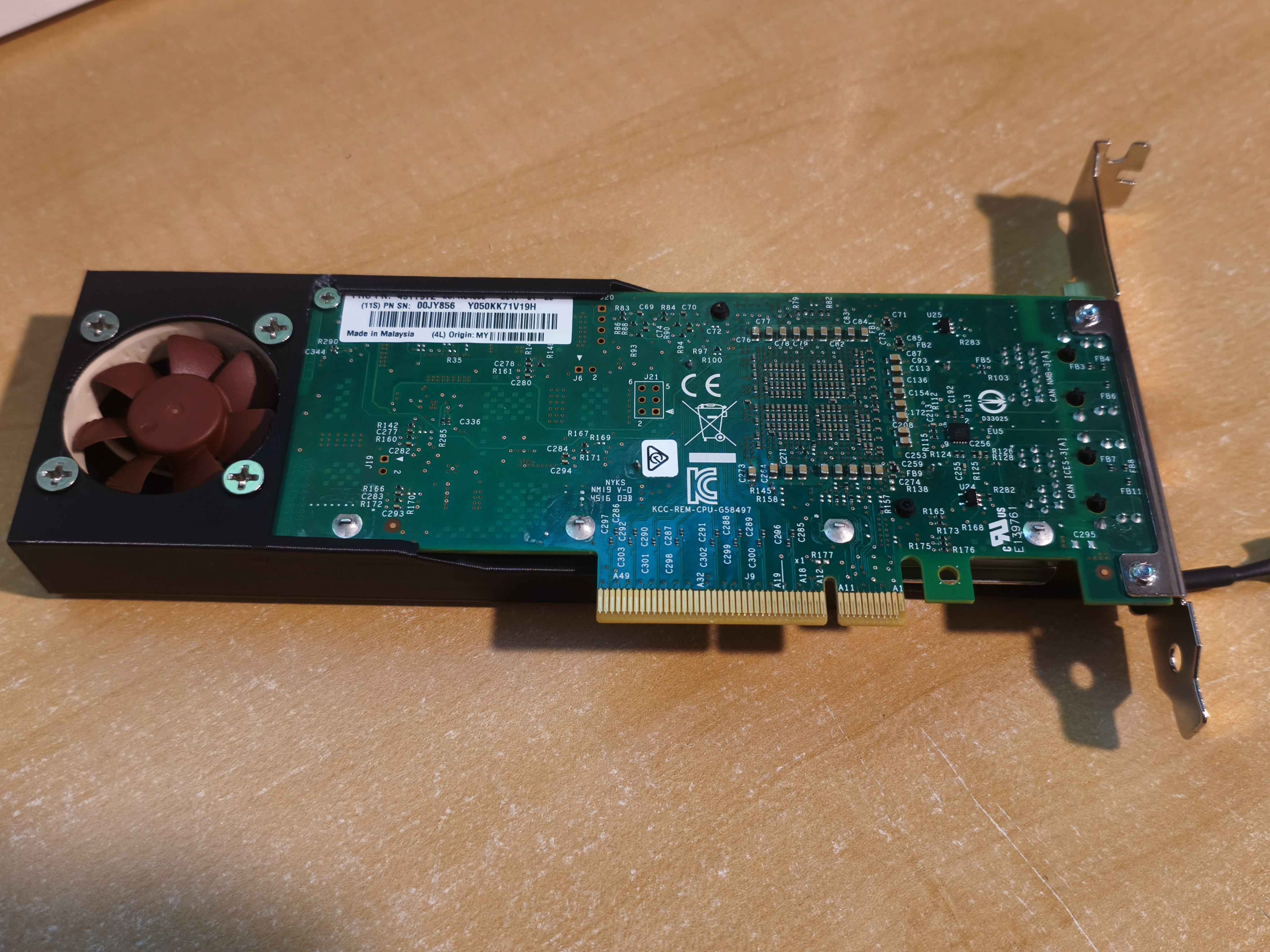 Intel X540/X520-T2 10GbE NIC Fan Shrouds 1U/2U