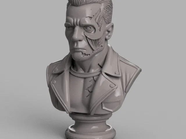 Cybernetic Guardian Bust