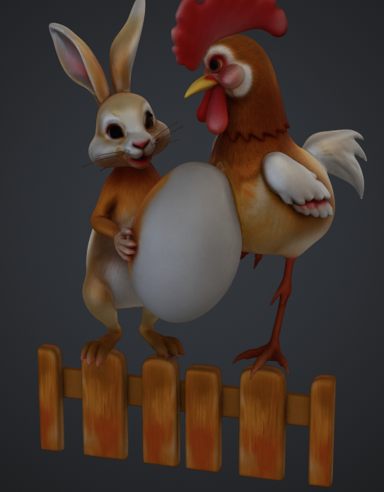 hase und hahn