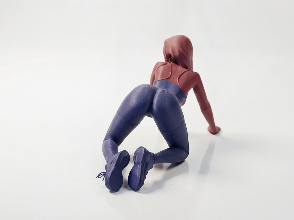 Fitness Woman Figurine Female Figure 3D Printable