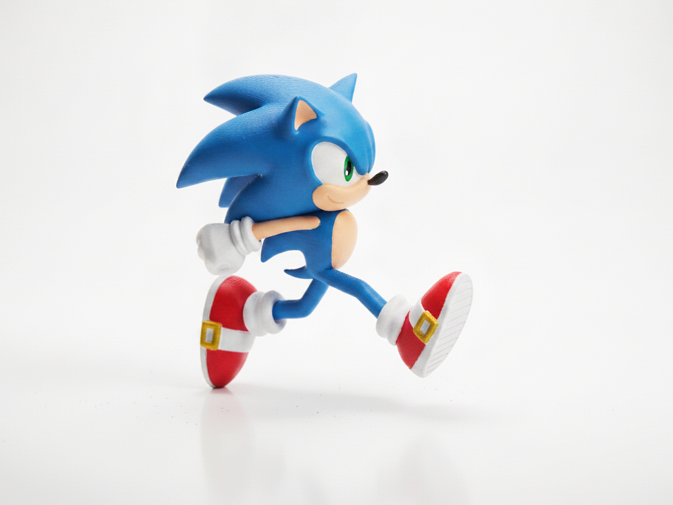 Sonic Hedgehog Gaming Figurine 3D Printable