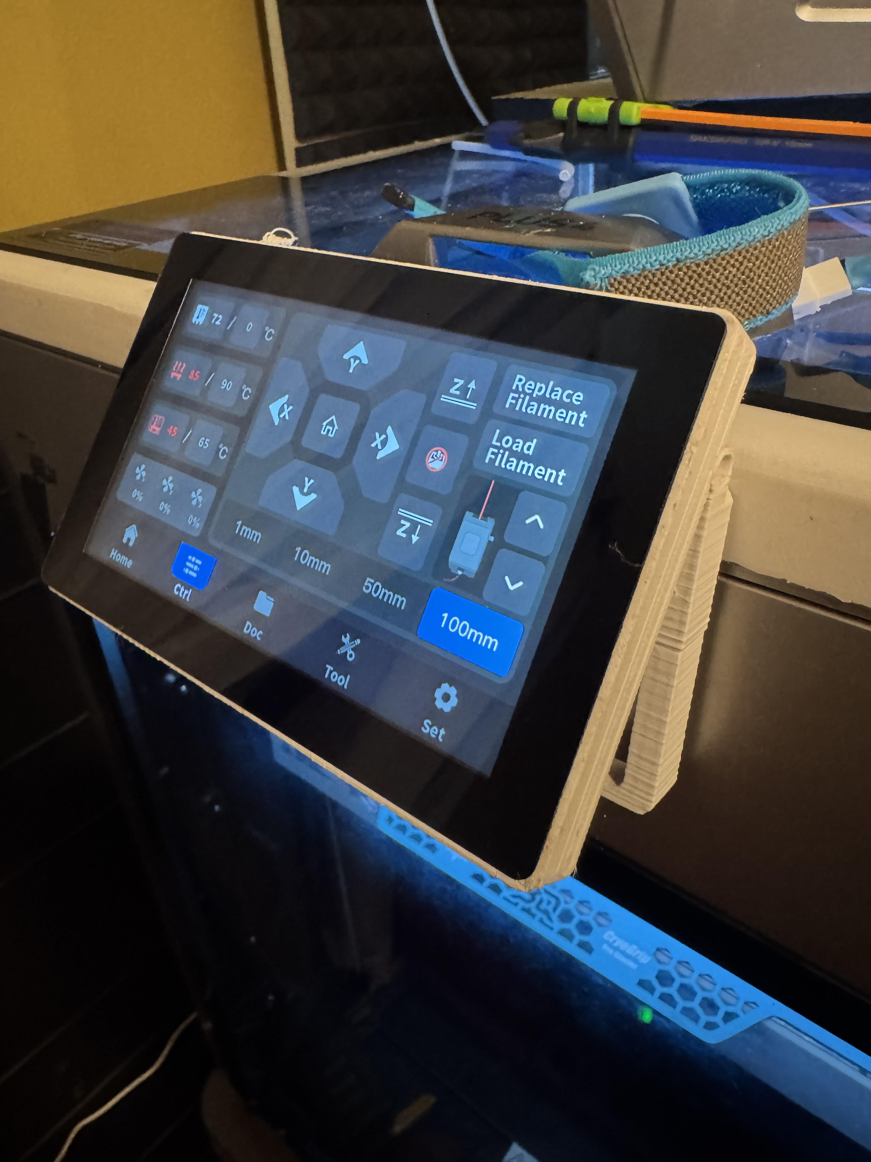 Qidi Plus4 Hinged Monitor Housing