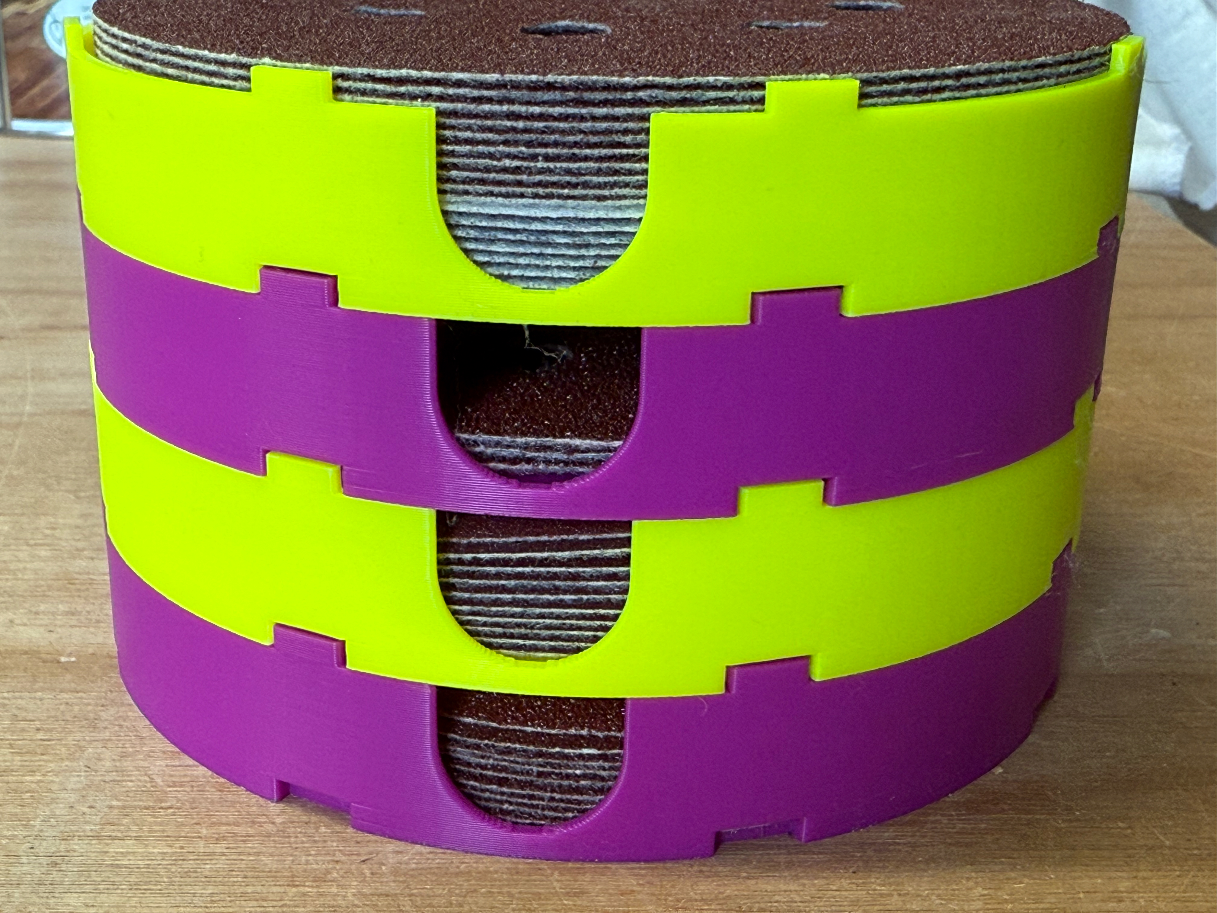 Random Orbit Sander Disc Stackable Storage Tray