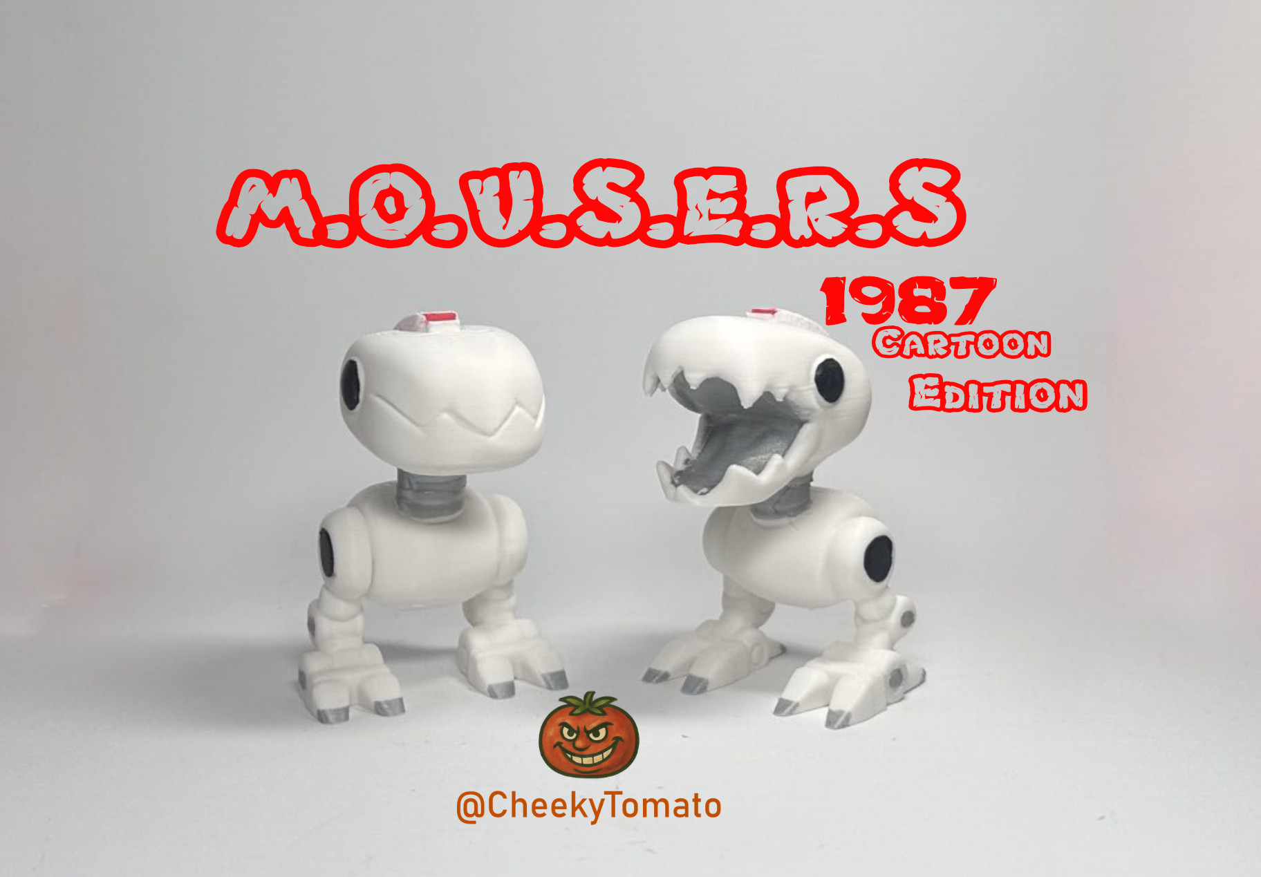 Mousers (2-Pack) – TMNT 1987 DeskBuddy Figurines