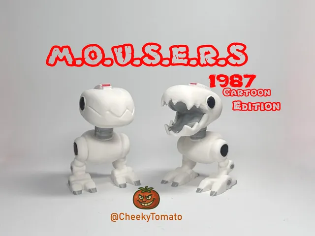 Mousers (2-Pack) – TMNT 1987 DeskBuddy Figurines
