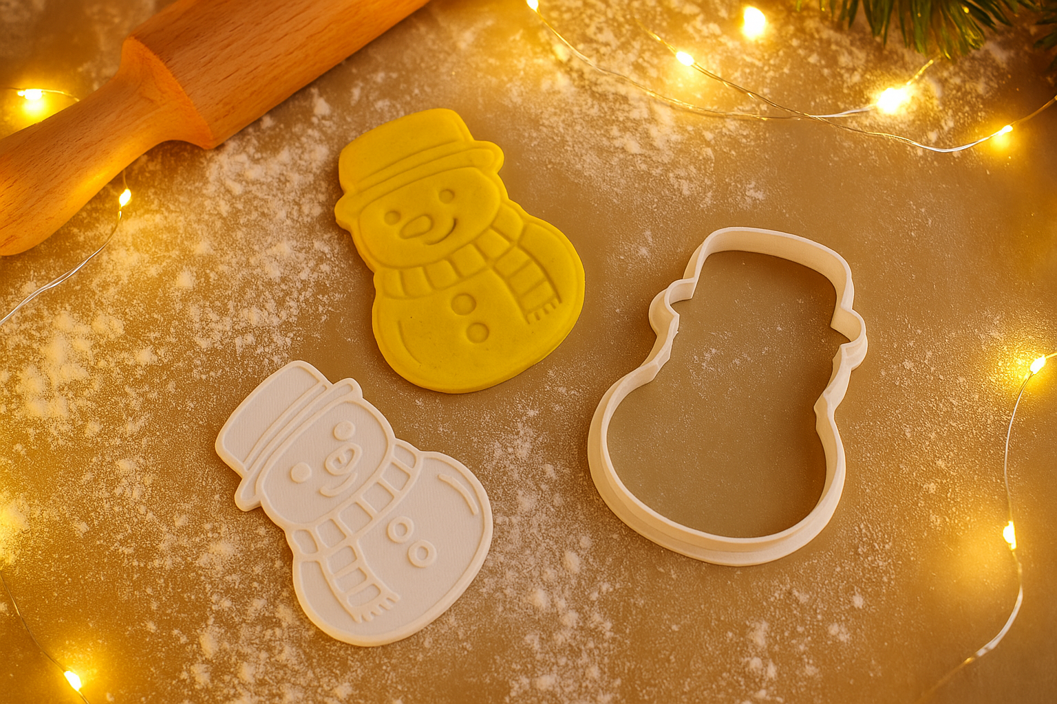 Snowman Cookie Cutter Set