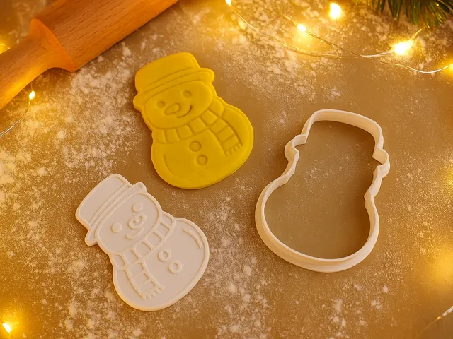 Snowman Cookie Cutter Set