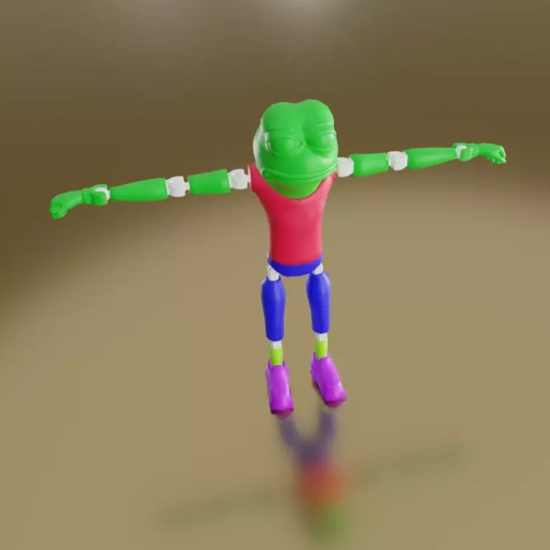 Pepe the Frog - Articulated