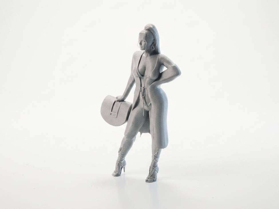 Bikini Babe Figurine Female Character 3D Printable