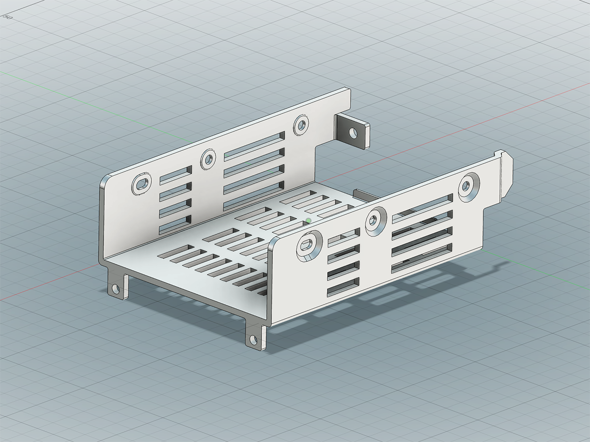 Macintosh SE SCSI Drive Bracket
