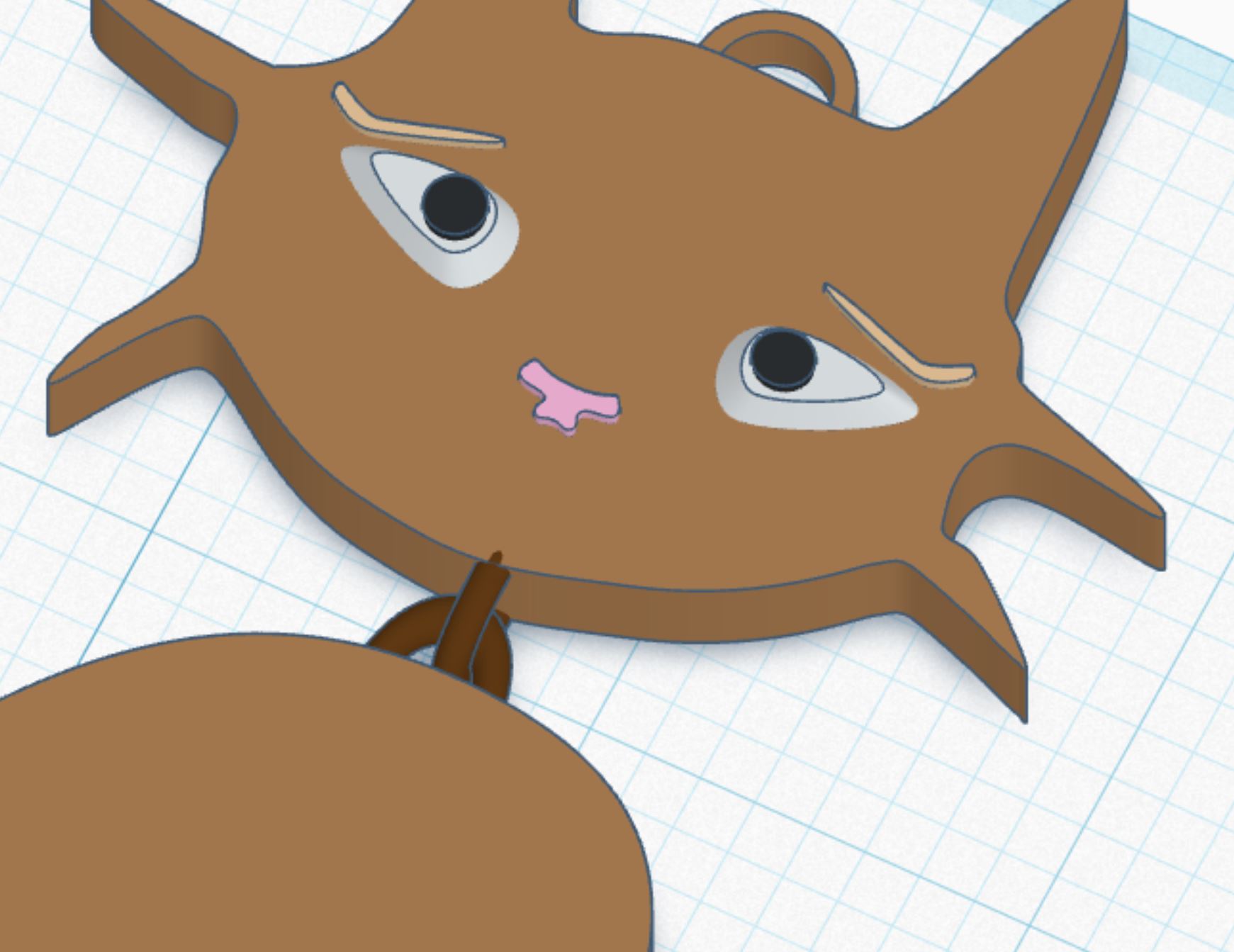 Silly cat keychains
