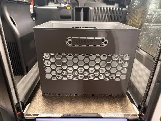 Stackable filament storage crate