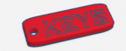 MULTICOLOR KEYCHAIN