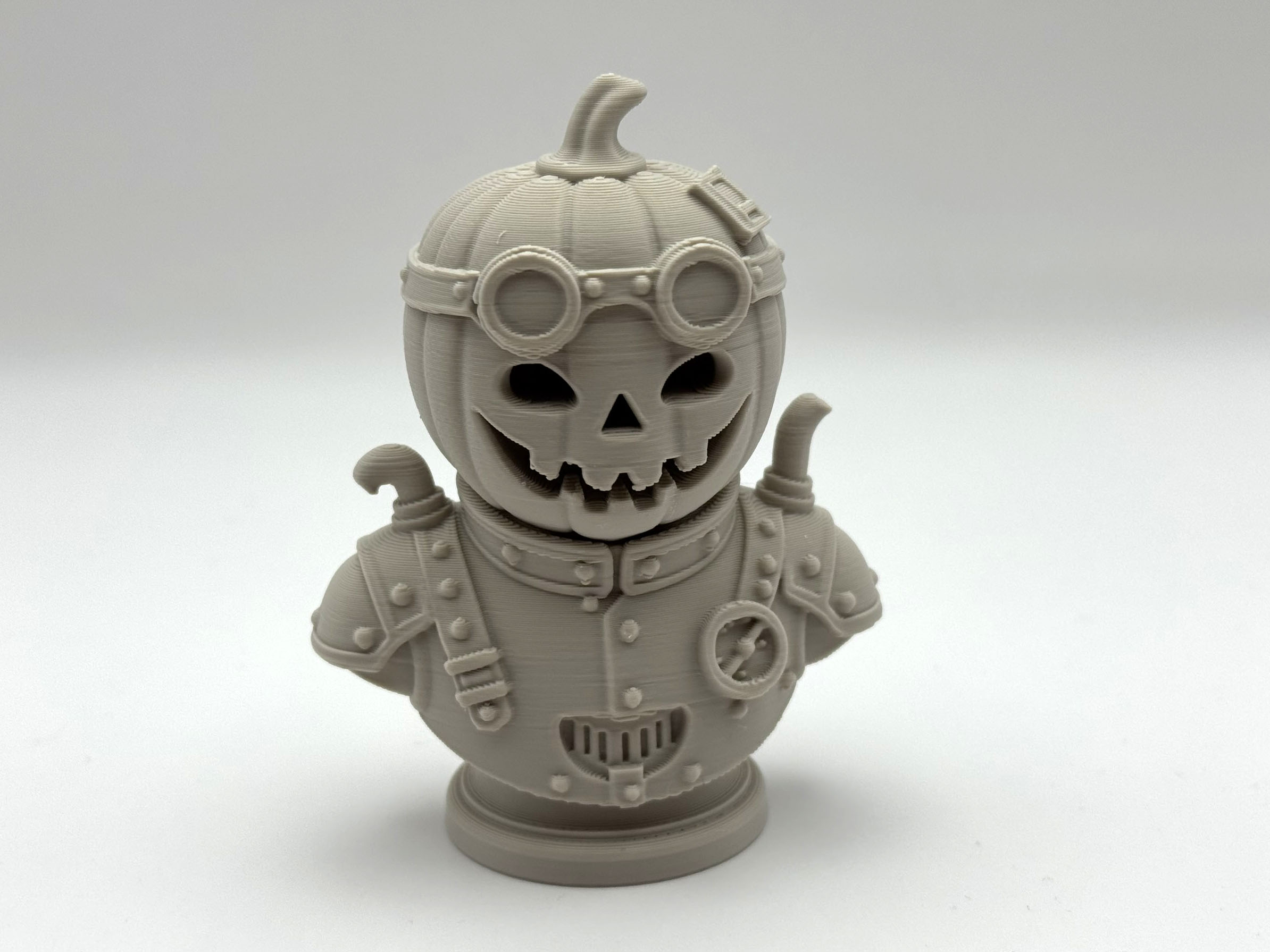 Steampunk Pumpkin Bust