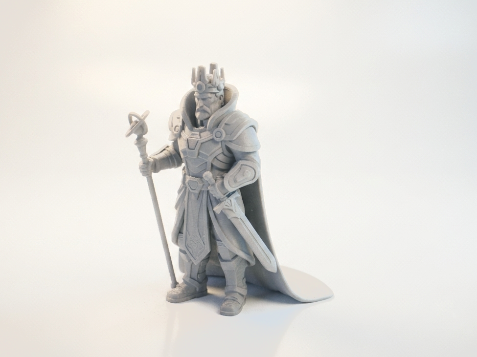 Galactic King Figurine Fantasy Collectible 3D Printable
