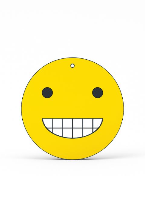 smiling emoji keychain